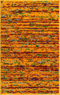 Yellow 2' x 3' Calypso Rectangle Area Rug 100% Polypropylene With Cotton Backing Colorful Vivid Traditional Design Carpet for Living Office Dining Rooms for Sale at Rug Engine