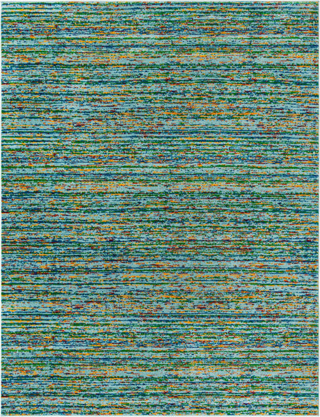 Aqua 7' 10 x 10' Calypso Rectangle Area Rug 100% Polypropylene With Cotton Backing Colorful Vivid Traditional Design Carpet for Living Office Dining Rooms for Sale at Rug Engine