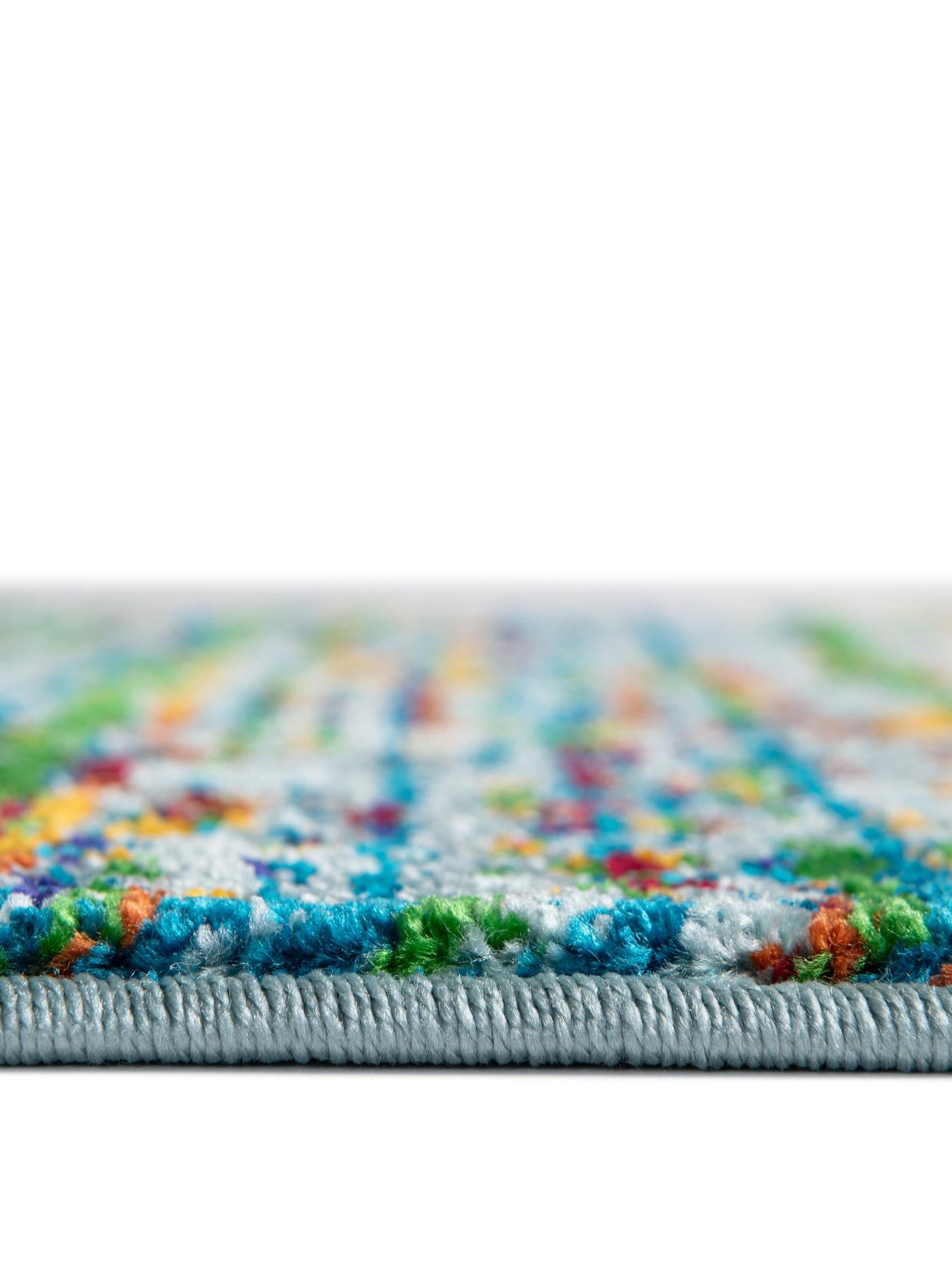 Aqua 2' x 3' Calypso Rectangle Area Rug 100% Polypropylene With Cotton Backing Colorful Vivid Traditional Design Carpet for Living Office Dining Rooms for Sale at Rug Engine