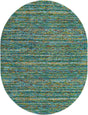 Aqua 7' 10 x 10' Calypso Oval Area Rug 100% Polypropylene With Cotton Backing Colorful Vivid Traditional Design Carpet for Living Office Dining Rooms for Sale at Rug Engine