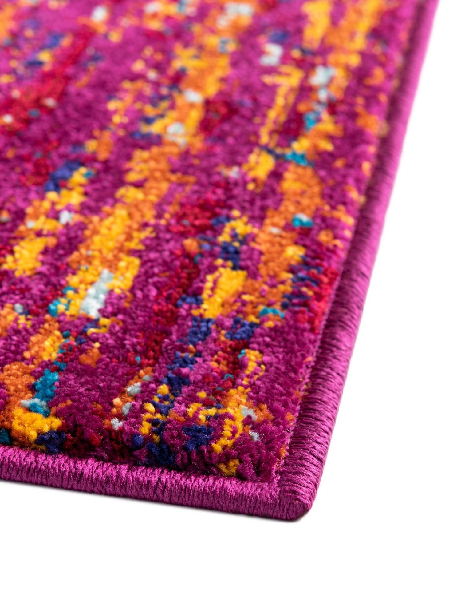 Pink 2' x 3' Calypso Rectangle Area Rug 100% Polypropylene With Cotton Backing Colorful Vivid Traditional Design Carpet for Living Office Dining Rooms for Sale at Rug Engine