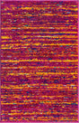 Pink 2' x 3' Calypso Rectangle Area Rug 100% Polypropylene With Cotton Backing Colorful Vivid Traditional Design Carpet for Living Office Dining Rooms for Sale at Rug Engine