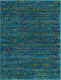 Navy Blue 7' 10 x 10' Calypso Rectangle Area Rug 100% Polypropylene With Cotton Backing Colorful Vivid Traditional Design Carpet for Living Office Dining Rooms for Sale at Rug Engine