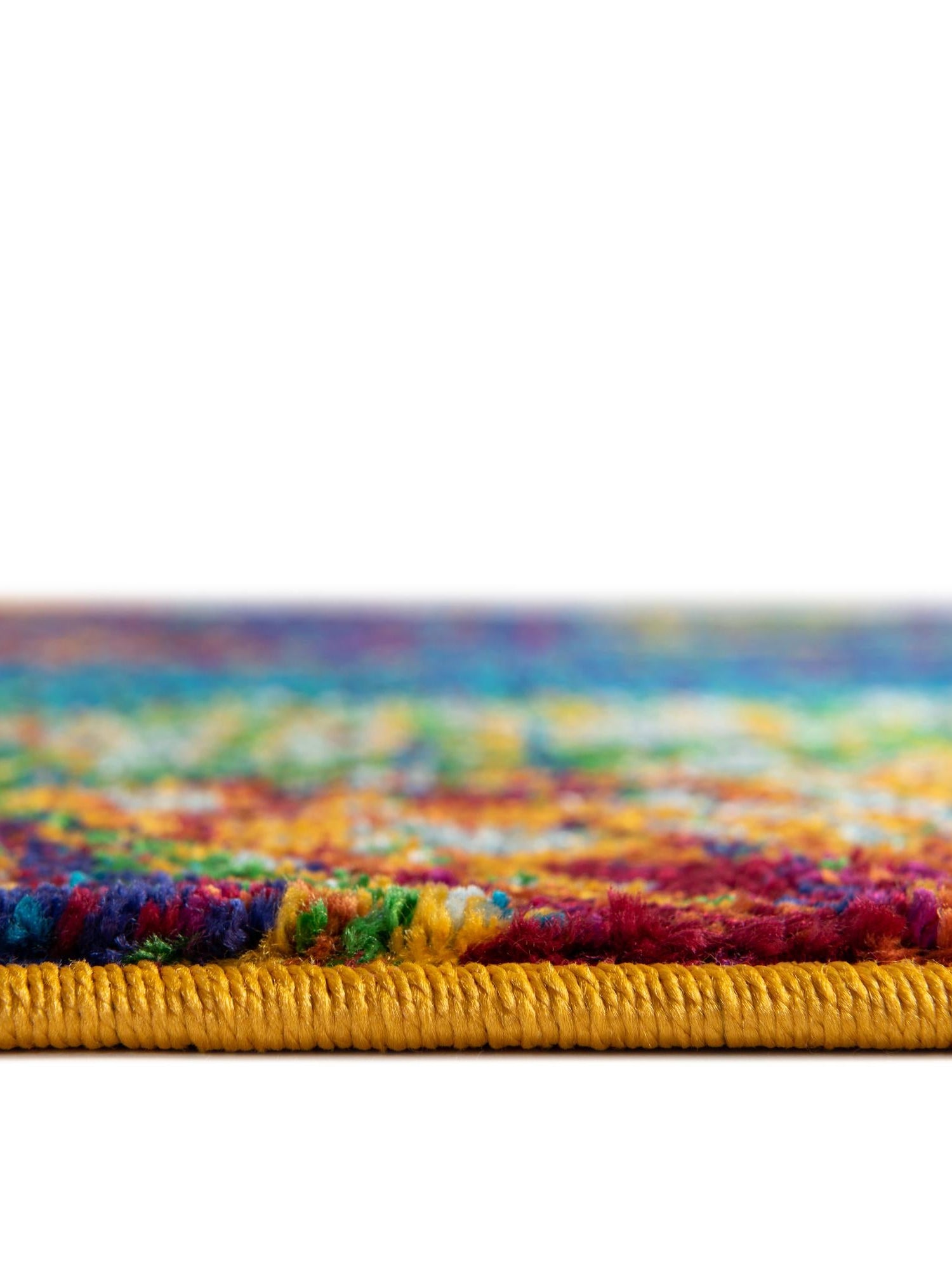 Multicolor 6' 1 x 9' Calypso Rectangle Area Rug 100% Polypropylene With Cotton Backing Colorful Vivid Traditional Design Carpet for Living Office Dining Rooms for Sale at Rug Engine