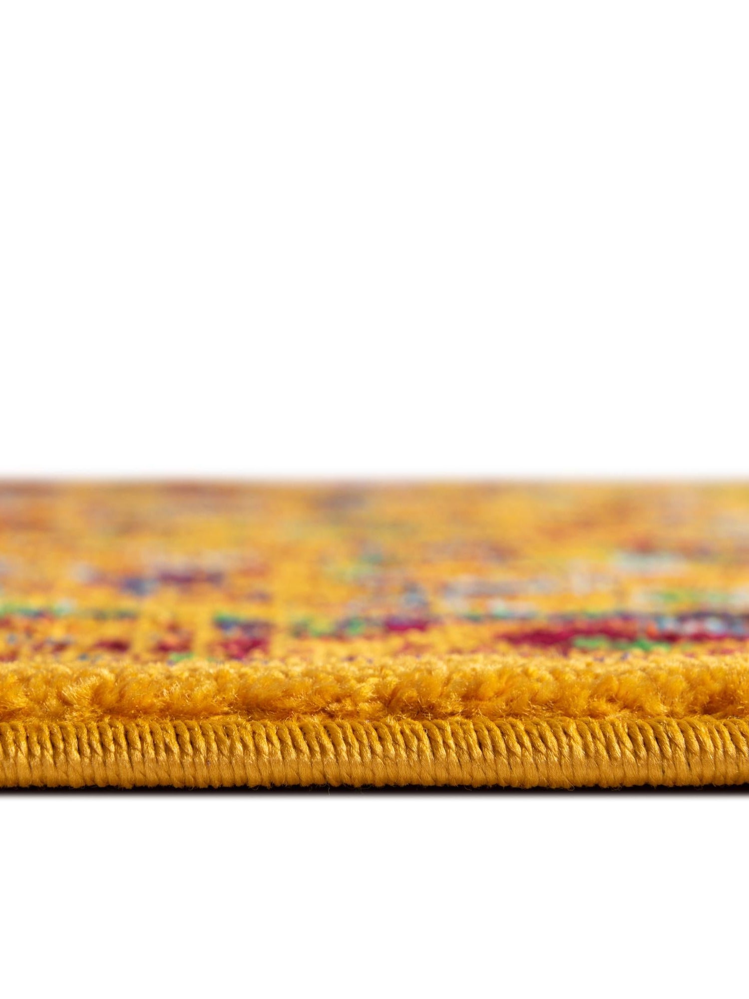 Yellow 2' x 3' Calypso Rectangle Area Rug 100% Polypropylene With Cotton Backing Colorful Vivid Traditional Design Carpet for Living Office Dining Rooms for Sale at Rug Engine