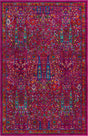 Pink 5' 3 x 8' Calypso Rectangle Area Rug 100% Polypropylene With Cotton Backing Colorful Vivid Traditional Design Carpet for Living Office Dining Rooms for Sale at Rug Engine