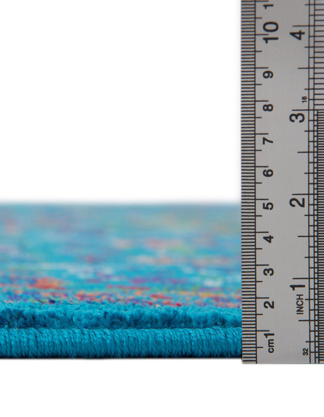Navy Blue 3' 3 x 5' 3 Calypso Rectangle Area Rug 100% Polypropylene With Cotton Backing Colorful Vivid Traditional Design Carpet for Living Office Dining Rooms for Sale at Rug Engine