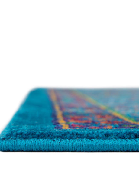 Navy Blue 9' 10 x 14' 1 Calypso Rectangle Area Rug 100% Polypropylene With Cotton Backing Colorful Vivid Traditional Design Carpet for Living Office Dining Rooms for Sale at Rug Engine