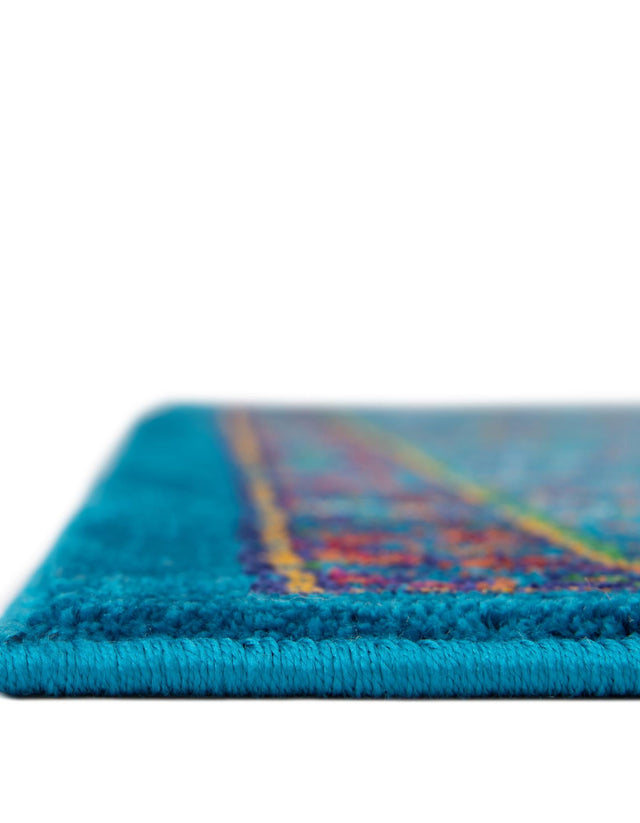 Navy Blue 9' 10 x 14' 1 Calypso Rectangle Area Rug 100% Polypropylene With Cotton Backing Colorful Vivid Traditional Design Carpet for Living Office Dining Rooms for Sale at Rug Engine
