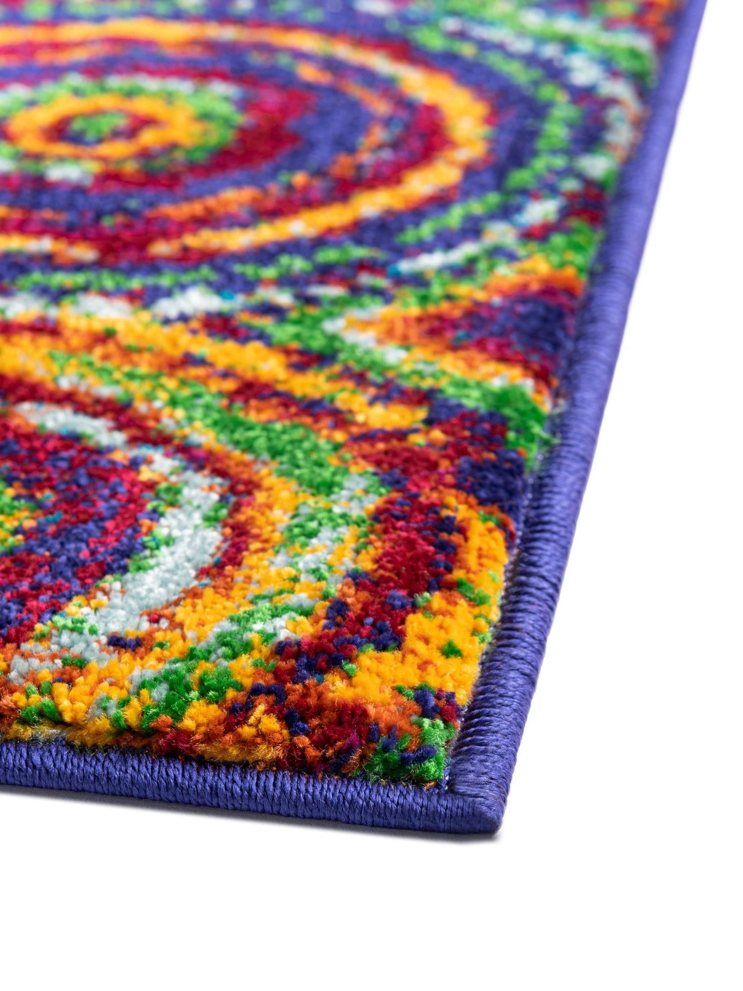 Multicolor 4' x 6' Calypso Rectangle Area Rug 100% Polypropylene With Cotton Backing Colorful Vivid Traditional Design Carpet for Living Office Dining Rooms for Sale at Rug Engine