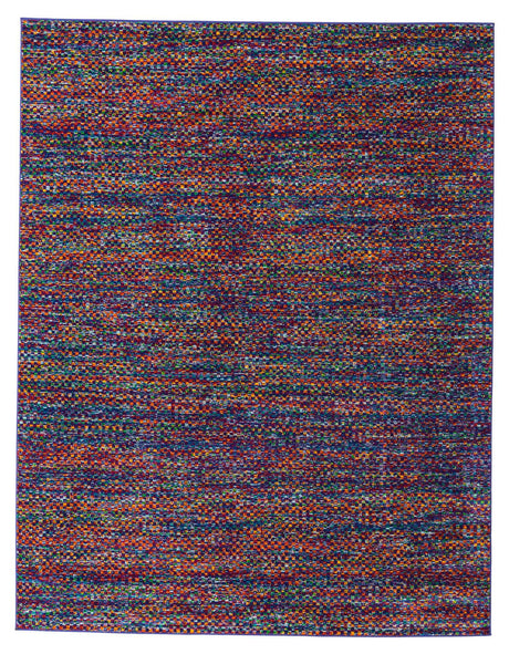 Multicolor 7' 10 x 10' Calypso Rectangle Area Rug 100% Polypropylene With Cotton Backing Colorful Vivid Traditional Design Carpet for Living Office Dining Rooms for Sale at Rug Engine