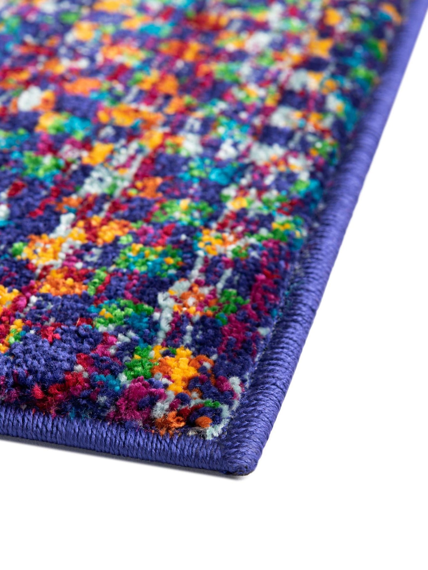 Multicolor 5' 3 x 8' Calypso Rectangle Area Rug 100% Polypropylene With Cotton Backing Colorful Vivid Traditional Design Carpet for Living Office Dining Rooms for Sale at Rug Engine