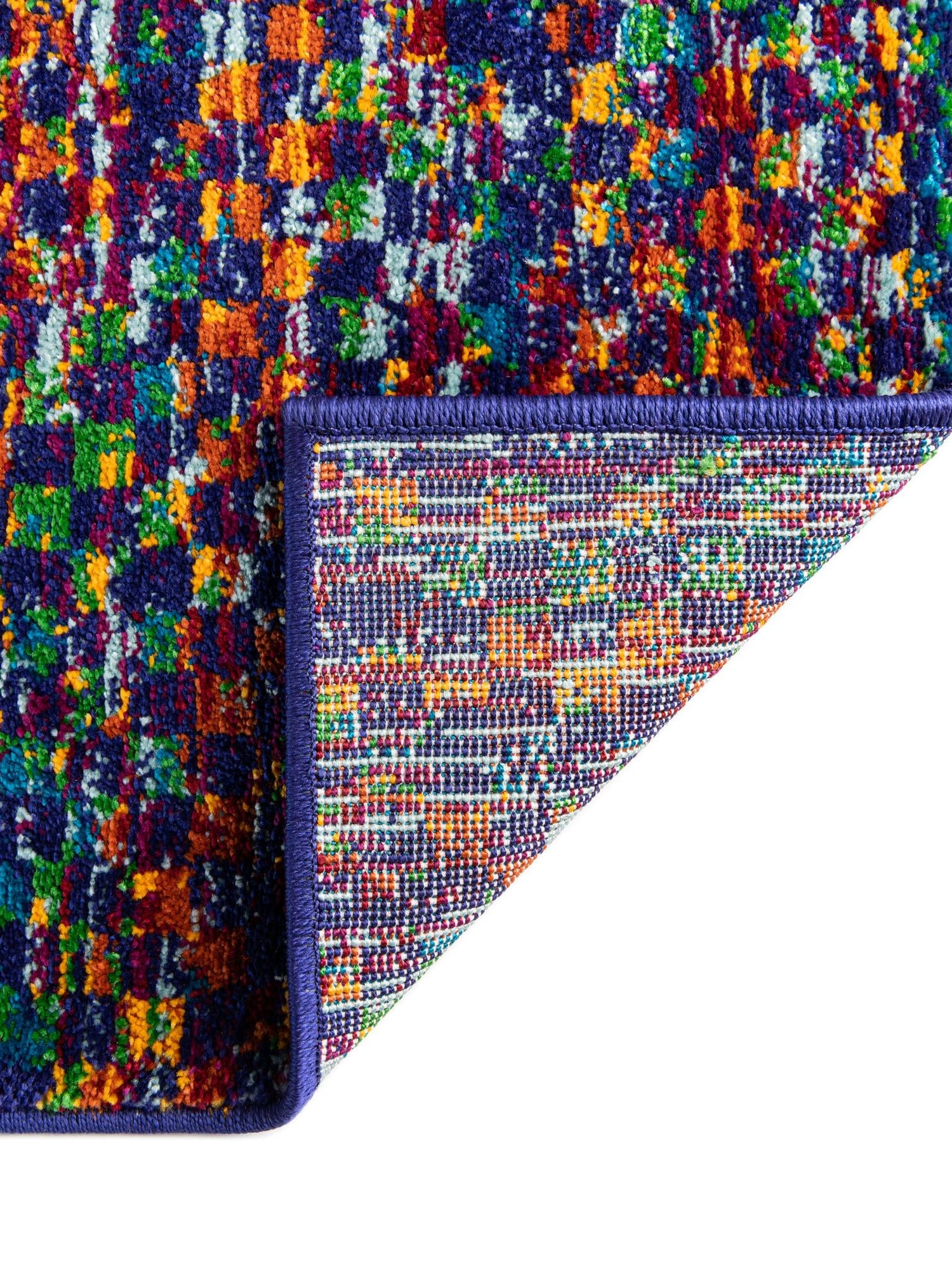 Multicolor 7' 10 x 10' Calypso Rectangle Area Rug 100% Polypropylene With Cotton Backing Colorful Vivid Traditional Design Carpet for Living Office Dining Rooms for Sale at Rug Engine