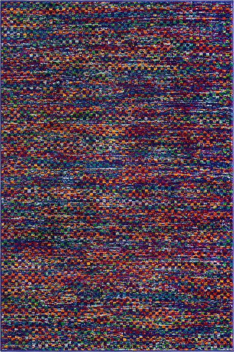 Multicolor 4' x 6' Calypso Rectangle Area Rug 100% Polypropylene With Cotton Backing Colorful Vivid Traditional Design Carpet for Living Office Dining Rooms for Sale at Rug Engine