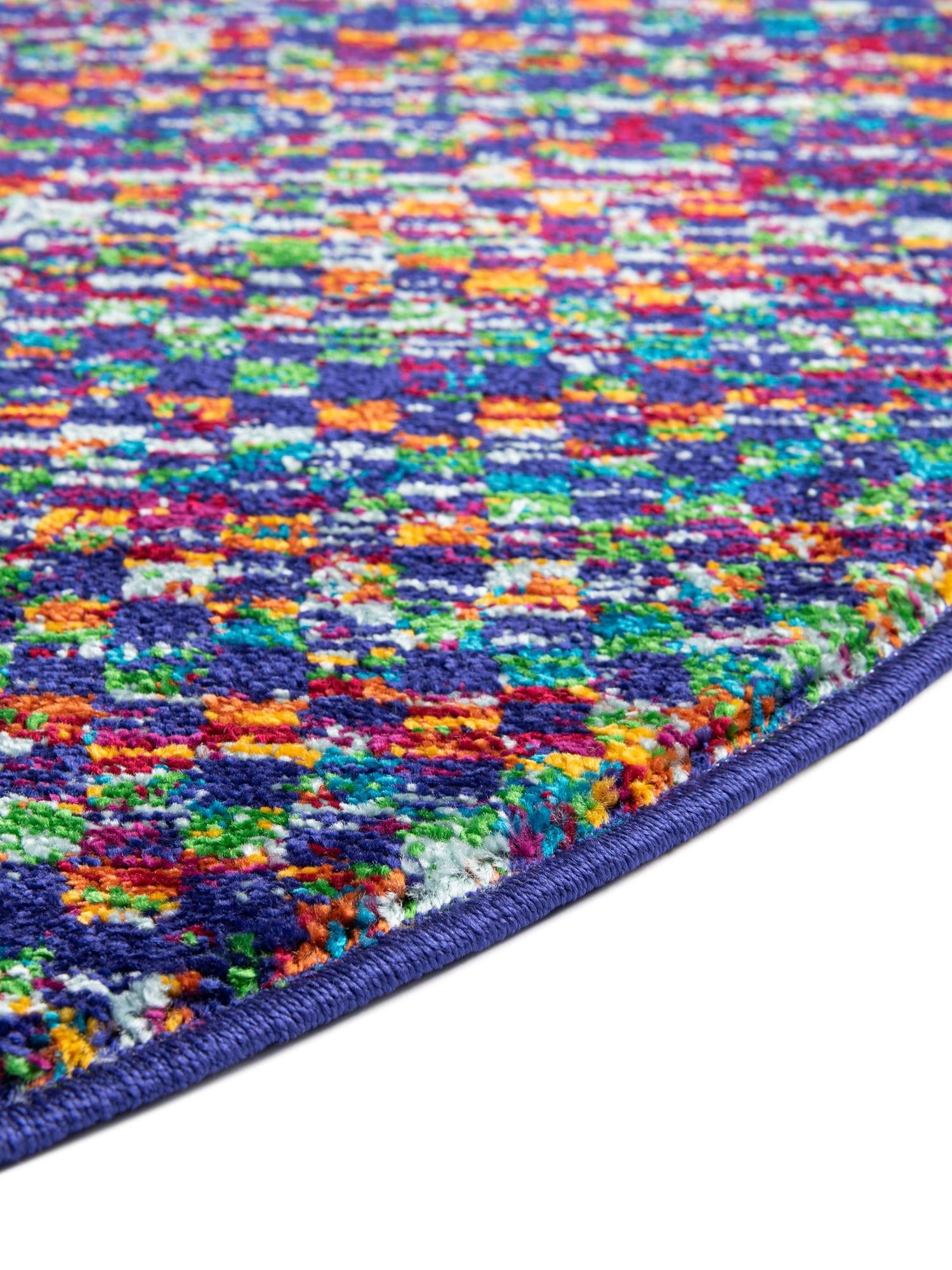 Multicolor 7' 10 x 10' Calypso Oval Area Rug 100% Polypropylene With Cotton Backing Colorful Vivid Traditional Design Carpet for Living Office Dining Rooms for Sale at Rug Engine