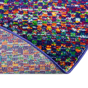Multicolor 5' 3 x 8' Calypso Oval Area Rug 100% Polypropylene With Cotton Backing Colorful Vivid Traditional Design Carpet for Living Office Dining Rooms for Sale at Rug Engine