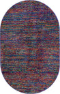 Multicolor 5' 3 x 8' Calypso Oval Area Rug 100% Polypropylene With Cotton Backing Colorful Vivid Traditional Design Carpet for Living Office Dining Rooms for Sale at Rug Engine