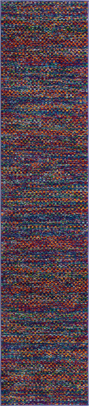 Multicolor 2' 7 x 12' Calypso Runner Area Rug 100% Polypropylene With Cotton Backing Colorful Vivid Traditional Design Carpet for Living Office Dining Rooms for Sale at Rug Engine