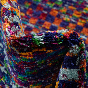 Multicolor 2' x 6' Calypso Runner Area Rug 100% Polypropylene With Cotton Backing Colorful Vivid Traditional Design Carpet for Living Office Dining Rooms for Sale at Rug Engine