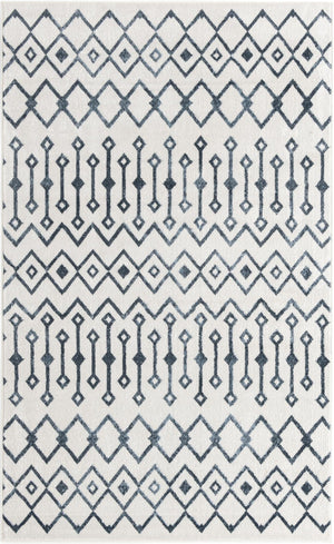 Coastal White 1' 4 x 1' 4 Bohemian Trellis Sample Area Rug 100% Polypropylene With Cotton Backing Geometric Modern Boho Decor Carpet for Living Rooms Office Dining Kitchen Interior Design for Sale at Rug Engine