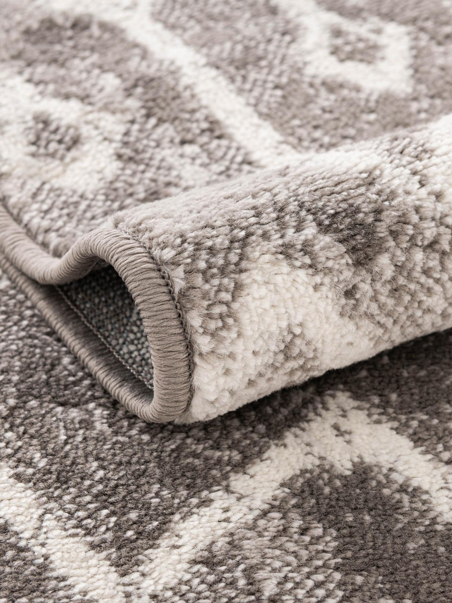 Stone Gray 5' 3 x 5' 3 Bohemian Trellis Square Area Rug 100% Polypropylene With Cotton Backing Geometric Modern Boho Decor Carpet for Living Rooms Office Dining Kitchen Interior Design for Sale at Rug Engine