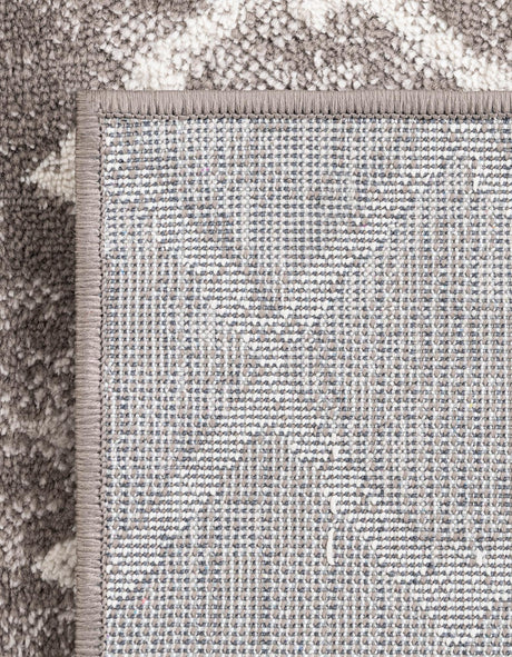 Stone Gray 6' x 6' Bohemian Trellis Square Area Rug 100% Polypropylene With Cotton Backing Geometric Modern Boho Decor Carpet for Living Rooms Office Dining Kitchen Interior Design for Sale at Rug Engine