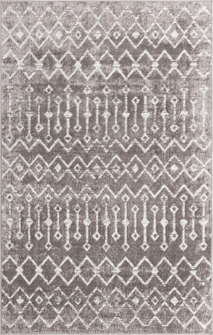 Stone Gray 1' 4 x 1' 4 Bohemian Trellis Sample Area Rug 100% Polypropylene With Cotton Backing Geometric Modern Boho Decor Carpet for Living Rooms Office Dining Kitchen Interior Design for Sale at Rug Engine