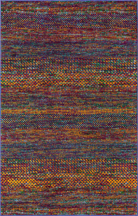 Multicolor 1' 4 x 1' 4 Calypso Sample Area Rug 100% Polypropylene With Cotton Backing Colorful Vivid Traditional Design Carpet for Living Office Dining Rooms for Sale at Rug Engine