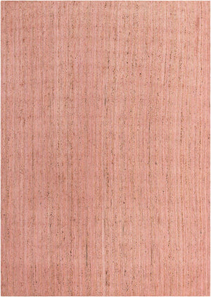 Light Pink 10' x 14' 1 Braided Jute Rectangle Rug