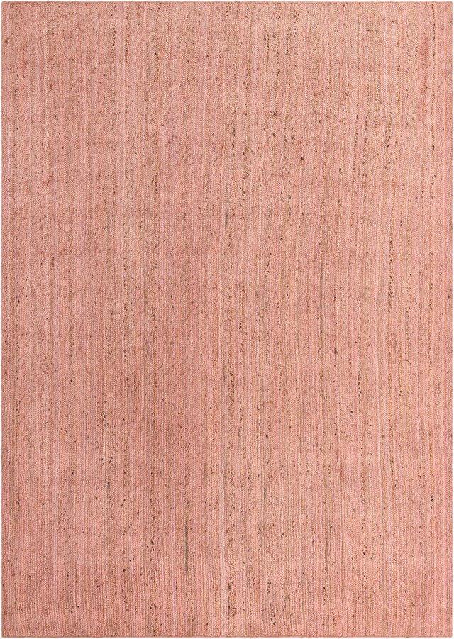 Light Pink 10' x 14' 1 Braided Jute Rectangle Rug