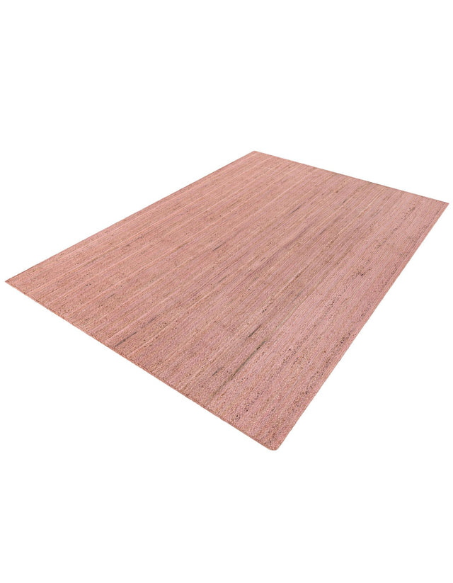 Light Pink 9' x 12' Braided Jute Rectangle Rug