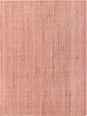 Light Pink 9' x 12' Braided Jute Rectangle Rug