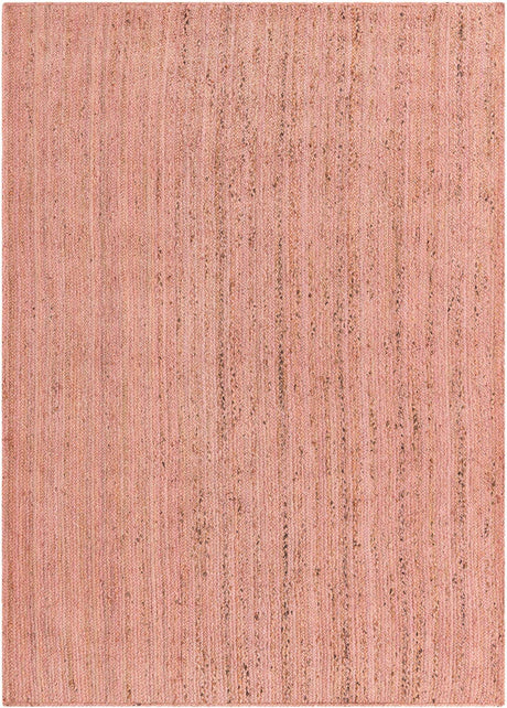 Light Pink 7' 1 x 10' Braided Jute Rectangle Rug