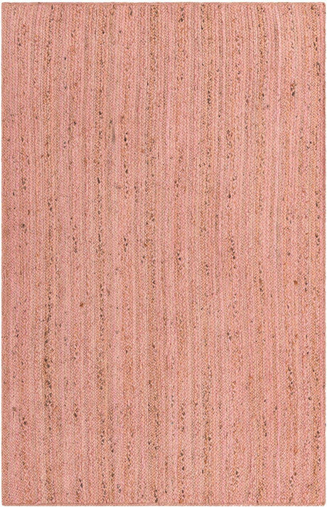 Light Pink 5' 1 x 8' Braided Jute Rectangle Rug