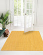 Yellow 8' x 8' Braided Jute Square Rug