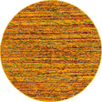 Yellow 5' 3 x 5' 3 Calypso Round Area Rug 100% Polypropylene With Cotton Backing Colorful Vivid Traditional Design Carpet for Living Office Dining Rooms for Sale at Rug Engine