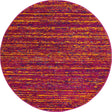 Pink 5' 3 x 5' 3 Calypso Round Area Rug 100% Polypropylene With Cotton Backing Colorful Vivid Traditional Design Carpet for Living Office Dining Rooms for Sale at Rug Engine