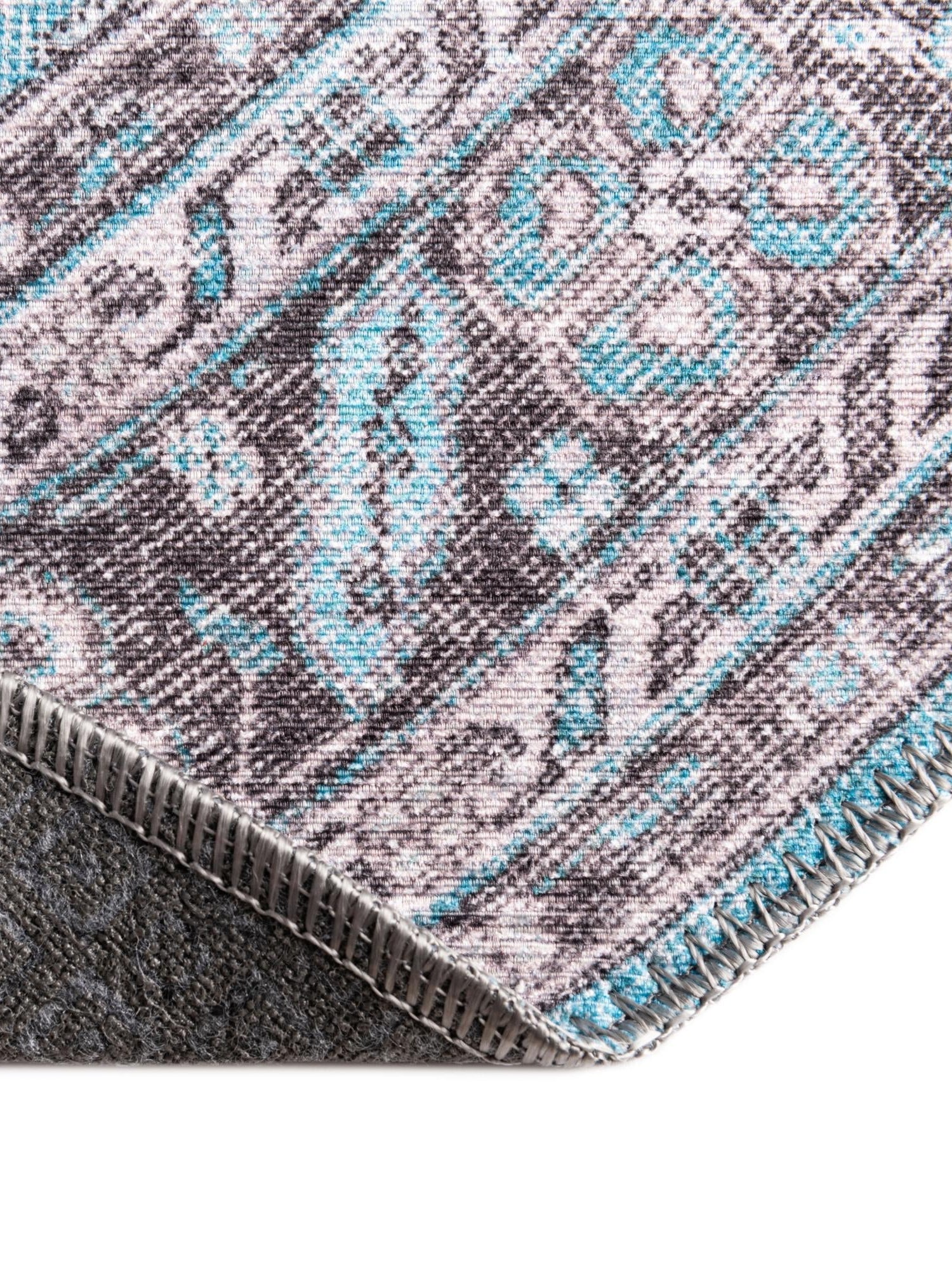 Washable Blue 2' x 3' 1 Timeless Oval Area Rug Easy to Clean Stain Resistant & Durable