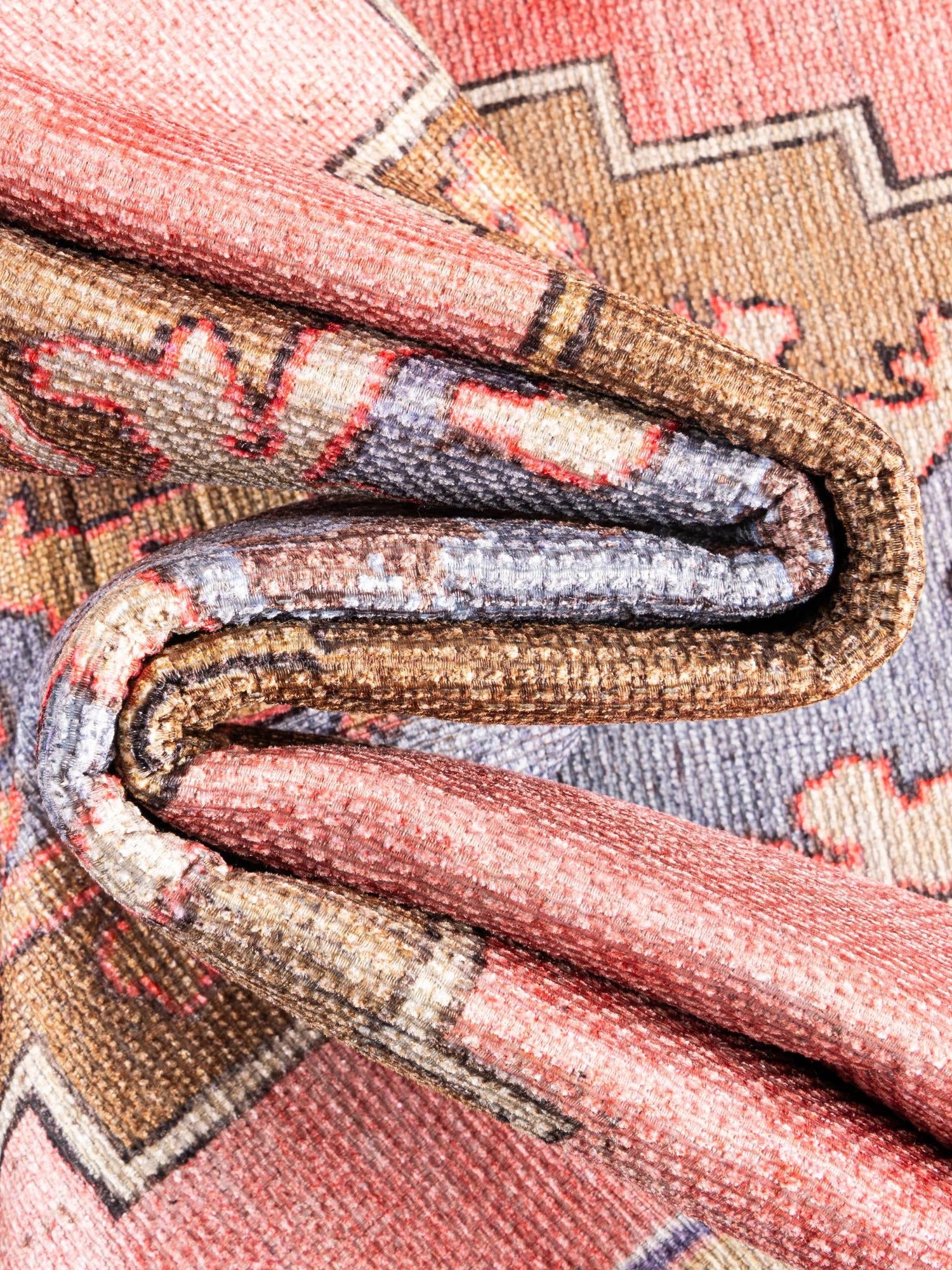 Washable Pink 8' 4 x 12' Timeless Rectangle Area Rug Easy to Clean Stain Resistant & Durable Traditional Classic Vintage Design Carpet for Sale at Rug Engine
