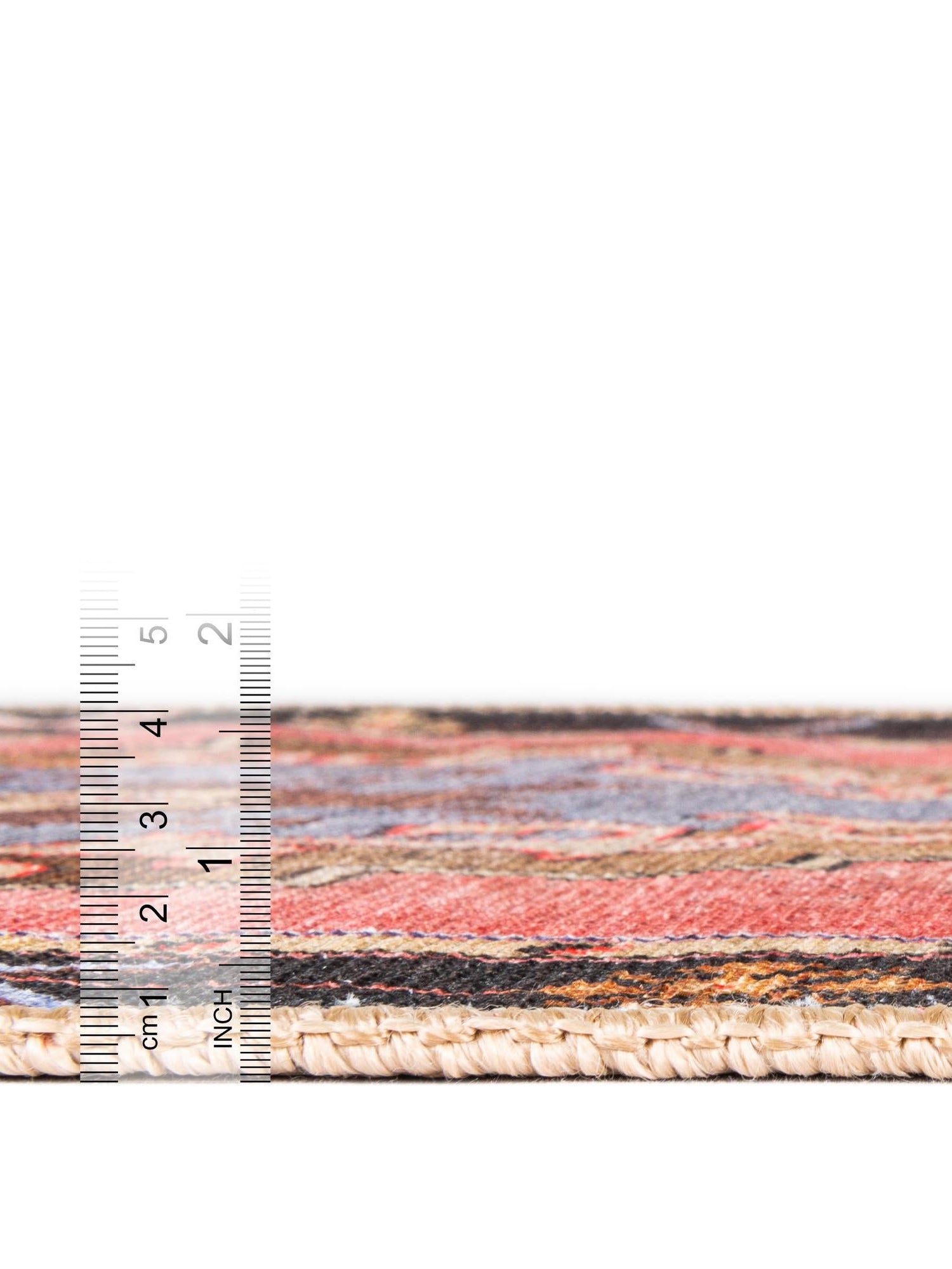 Washable Pink 2' x 4' Timeless Runner Area Rug Easy to Clean Stain Resistant & Durable Traditional Classic Vintage Design Carpet for Sale at Rug Engine