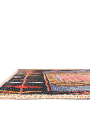 Washable Pink 7' 6 x 7' 6 Timeless Octagon Area Rug Easy to Clean Stain Resistant & Durable Traditional Classic Vintage Design Carpet for Sale at Rug Engine