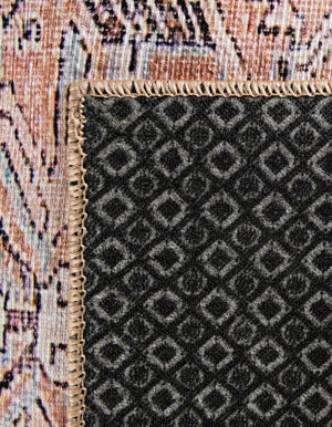 Blue 8' x 8' Timeless Washable Square Rug