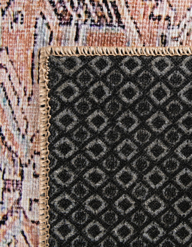 Blue 8' x 8' Timeless Washable Square Rug