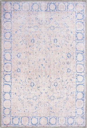Beige 2' x 3' Timeless Washable Rectangle Rug