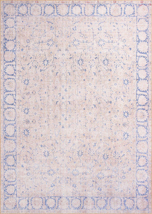 Beige 8' x 10' 6 Timeless Washable Rectangle Rug