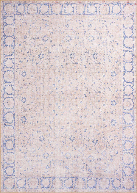 Beige 8' x 10' 6 Timeless Washable Rectangle Rug