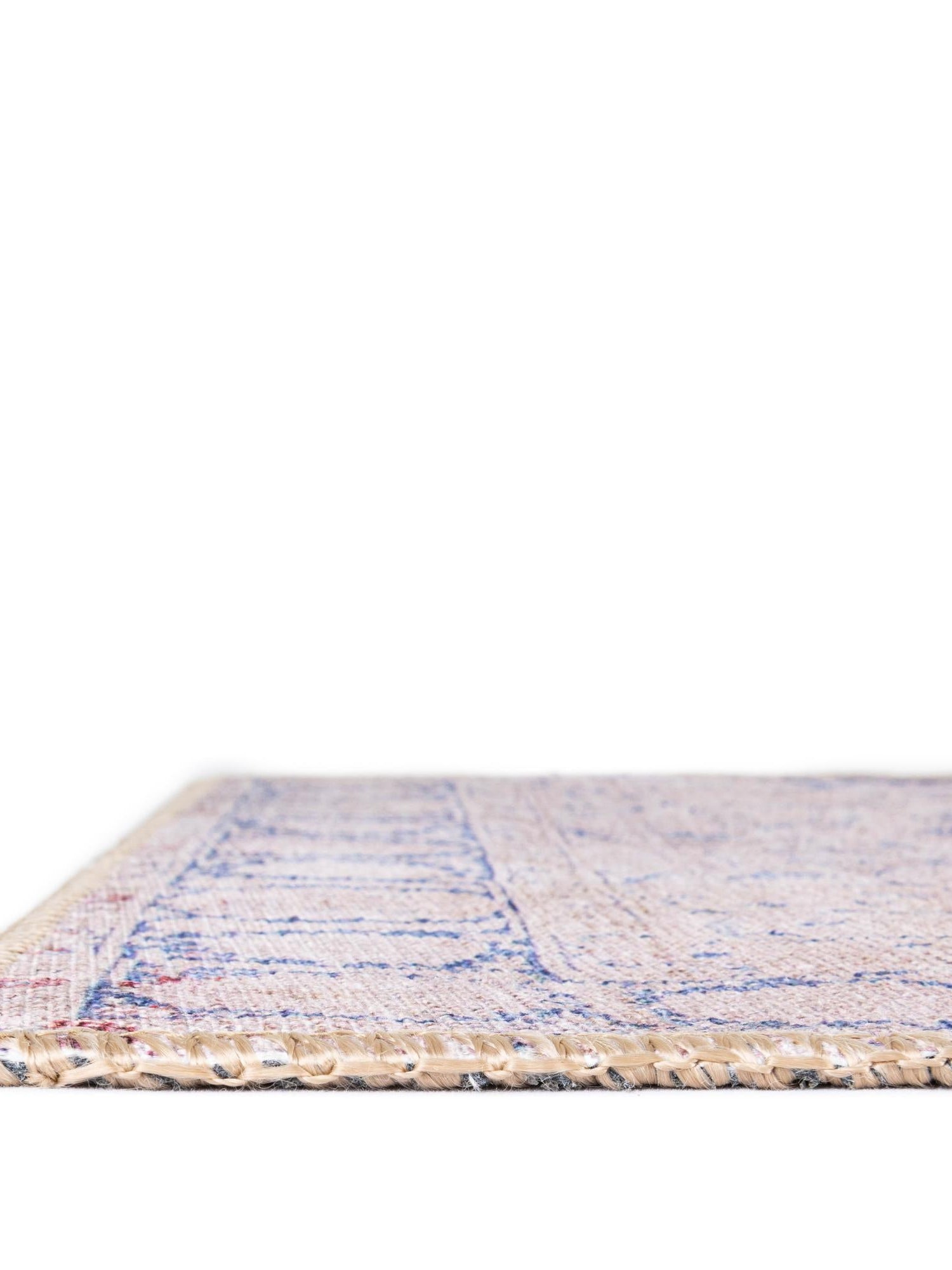 Washable Beige 2' x 6' Timeless Runner Area Rug Easy to Clean Stain Resistant & Durable Traditional Classic Vintage Design Carpet for Sale at Rug Engine
