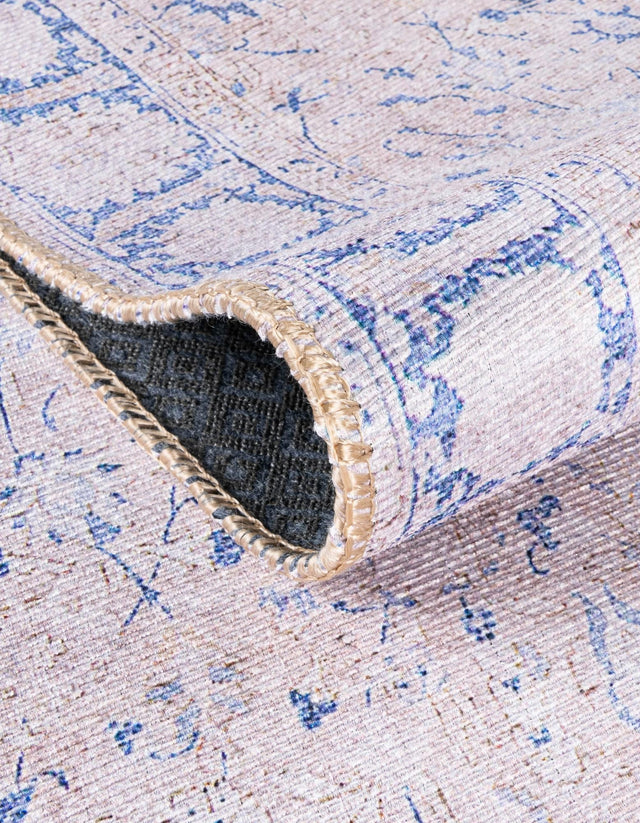 Beige 8' x 10' 6 Timeless Washable Oval Rug