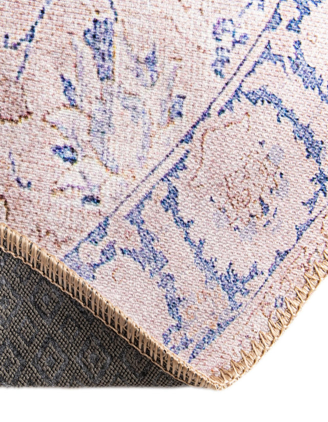 Beige 8' x 10' 6 Timeless Washable Oval Rug