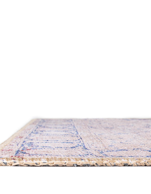 Washable Beige 7' 6 x 7' 6 Timeless Octagon Area Rug Easy to Clean Stain Resistant & Durable Traditional Classic Vintage Design Carpet for Sale at Rug Engine